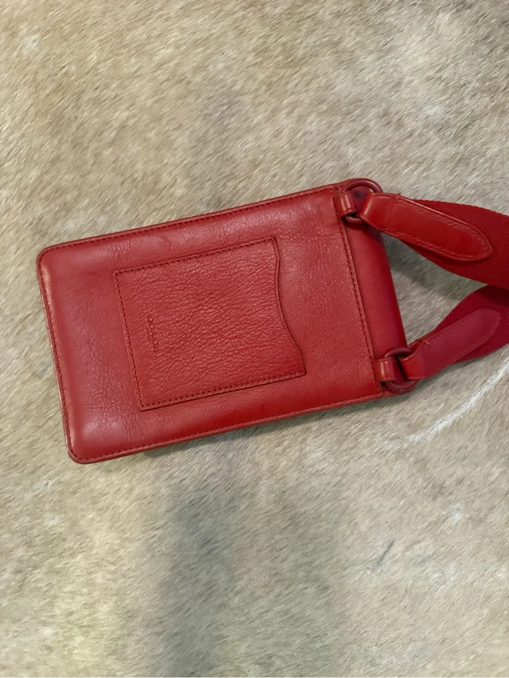 Coach compact leather
